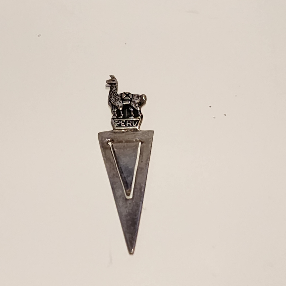 Vintage Sterling Silver Alpaca Bookmark
